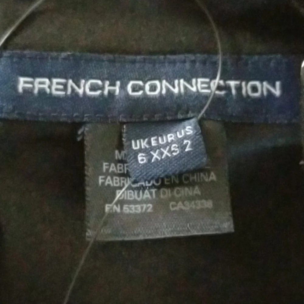 French Connection Sweetheart Flared Leg Jumpsuit 2 - Picture 16 of 16